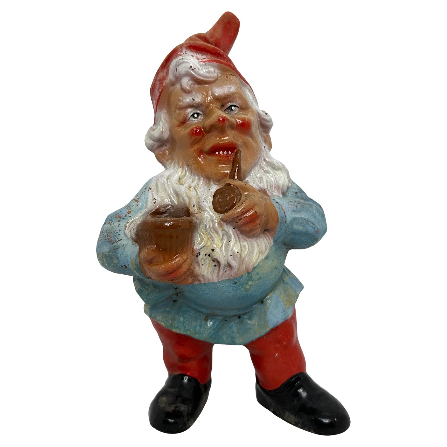 Timber man Vintage German Yard or Garden Gnome Statue, 1910s For Sale at  1stDibs | large yard gnomes