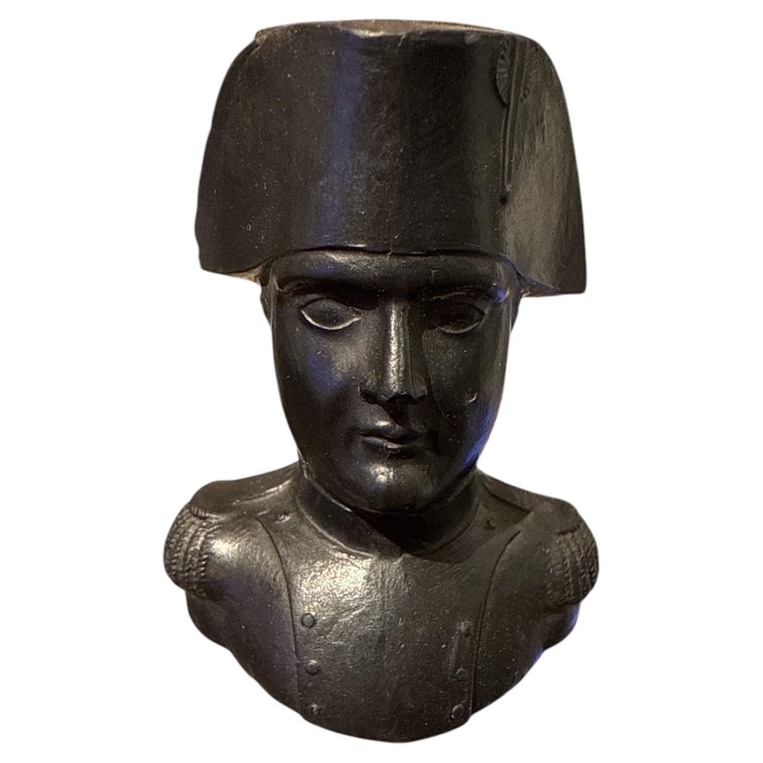 Pipa con la cabeza de Napoleón Bonaparte como cabeza de pipa