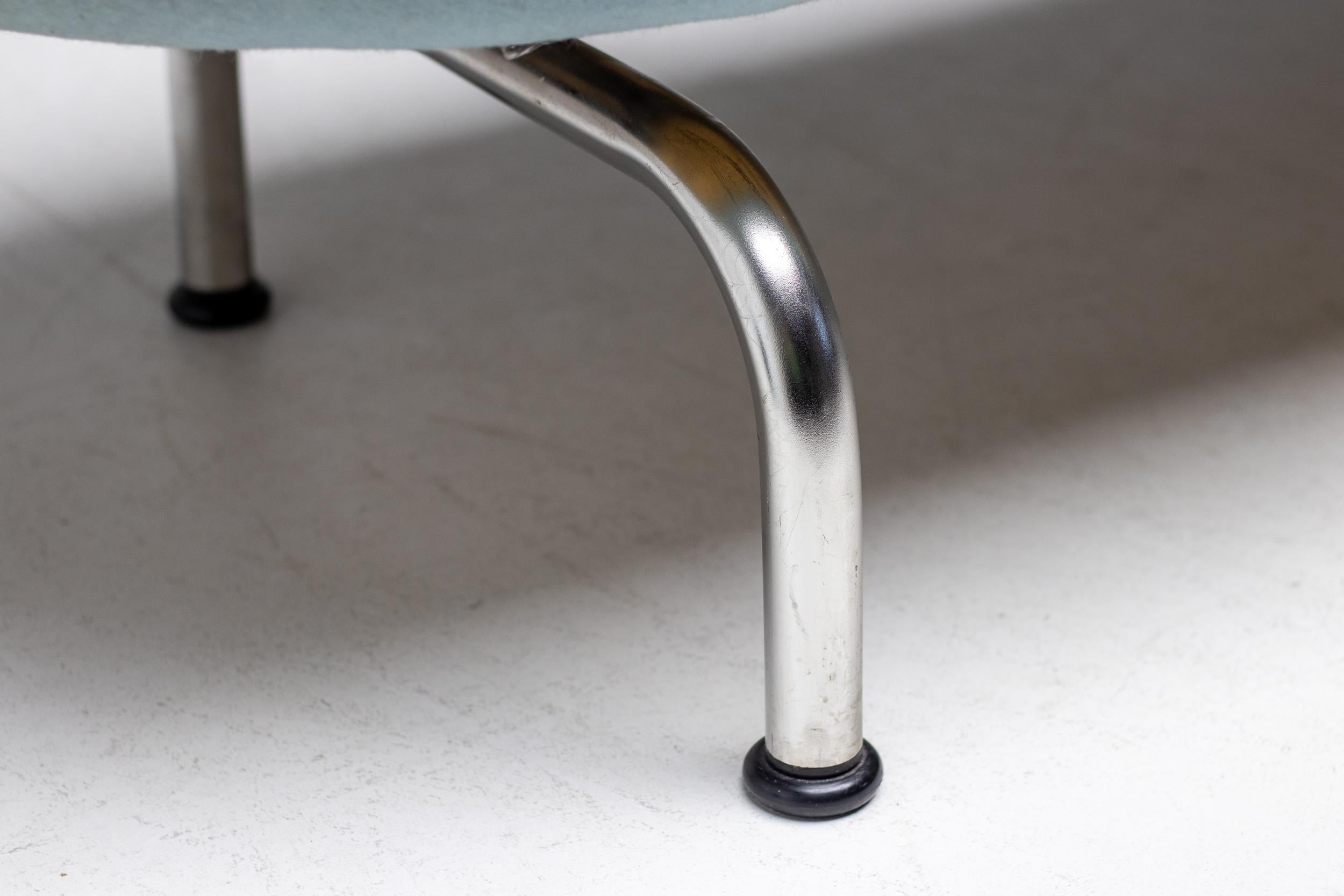 Stainless Steel Pipeline Bench by Erik Ole Jørgensen For Sale