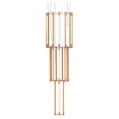 'Pipeline Chandelier 12 - Pendant' by Caine Heintzman for AND Light, Copper