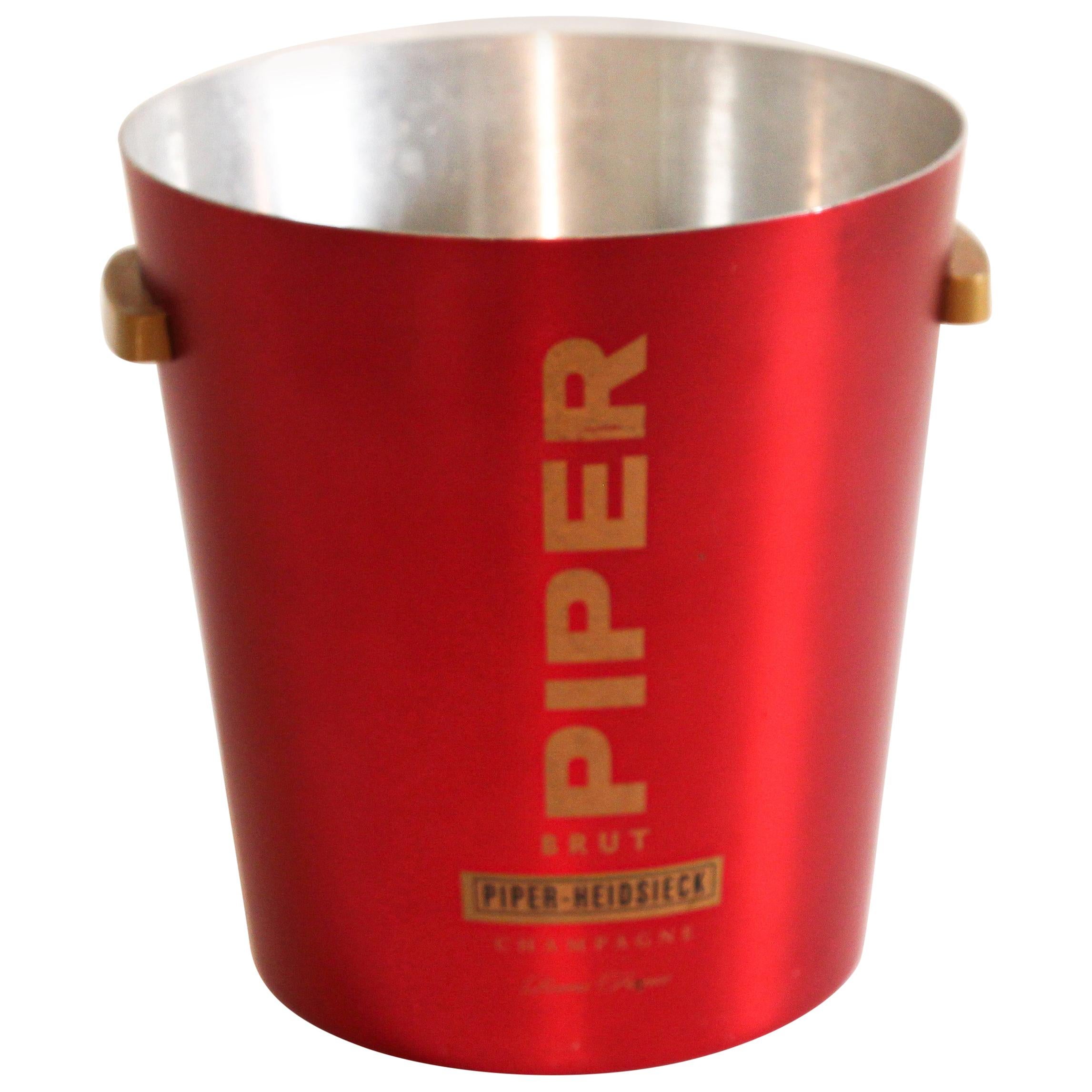 Piper Heidsieck Red Champagne Ice Bucket Cooler