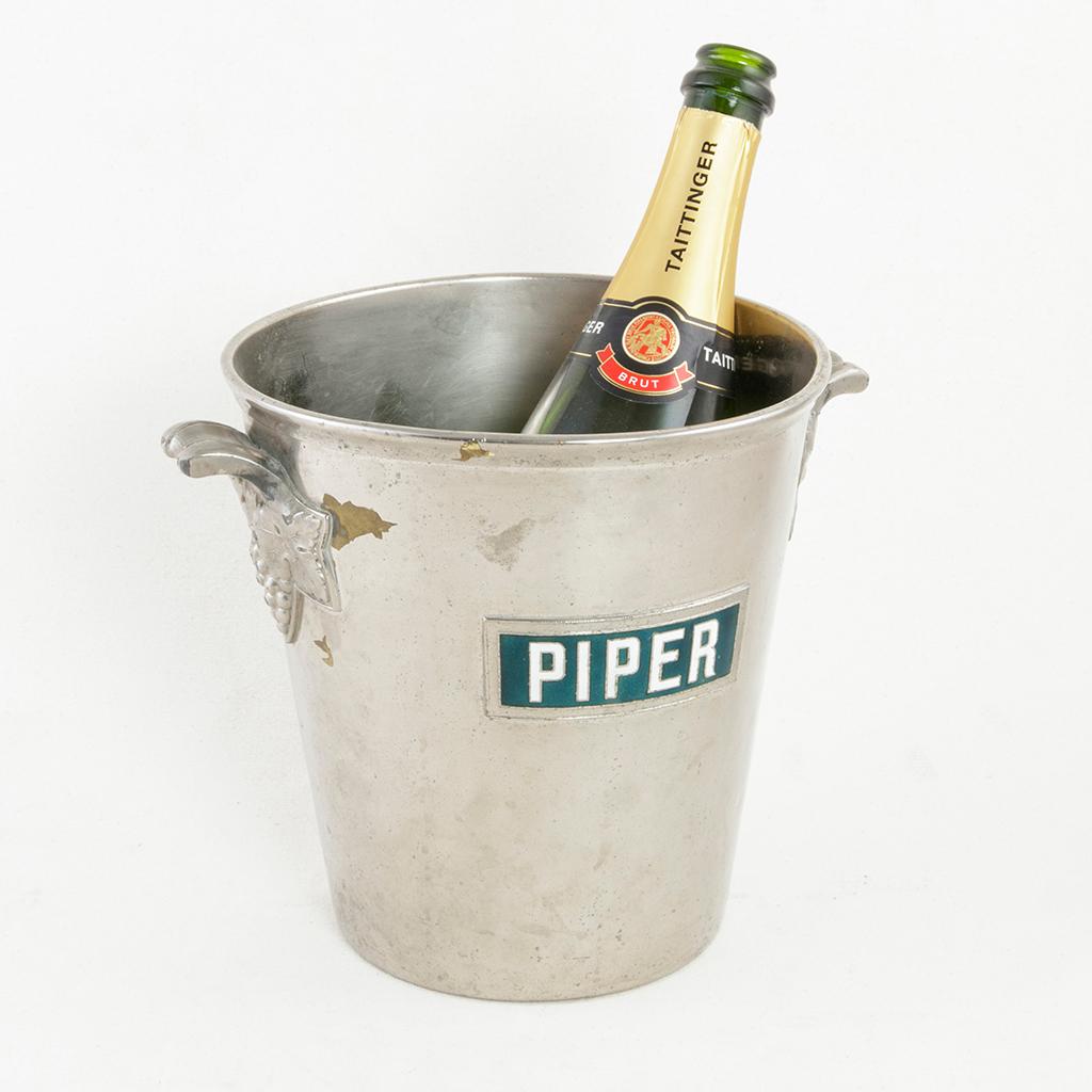 Piper Heidsieck Ice Bucket - Vintage Champagne Cooler - Elegant Home Décor - UK