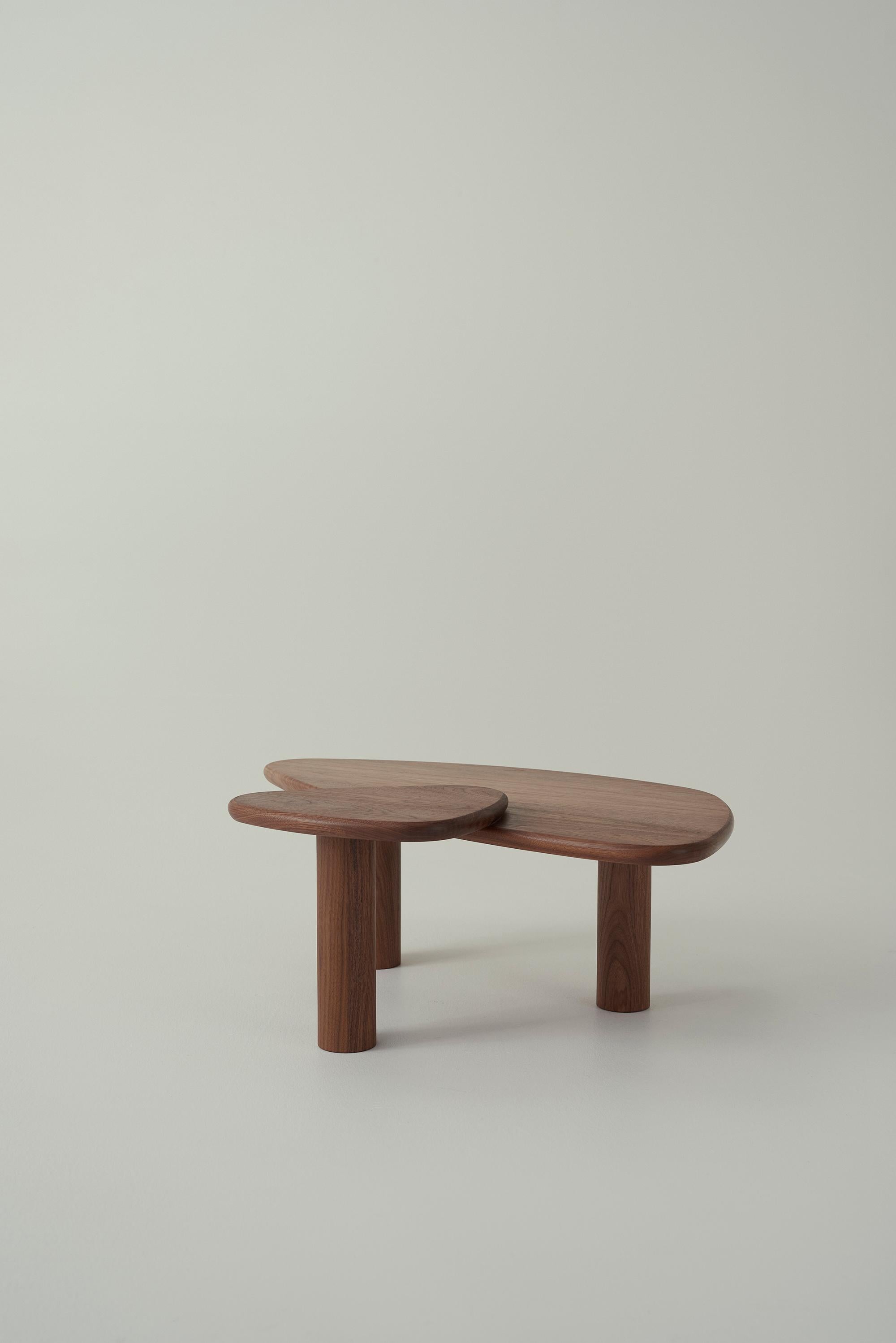 Contemporary Pipi Coffee Table by Daniel Boddam, Walnut For Sale