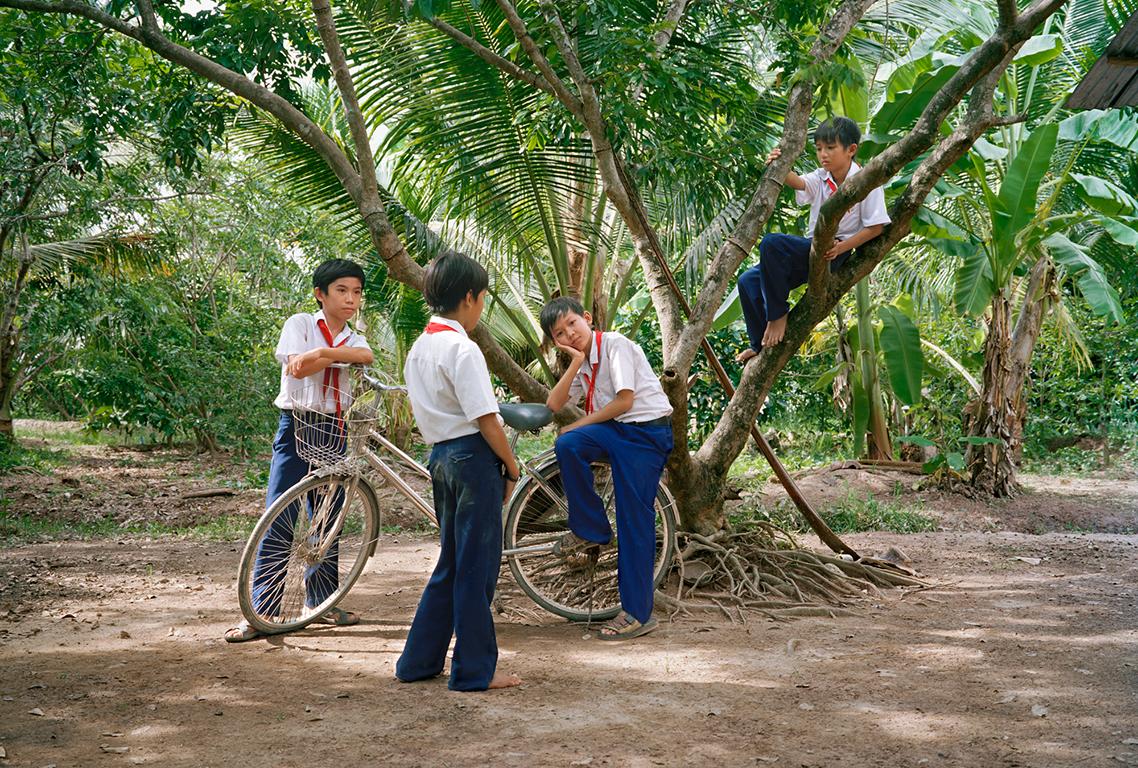 Pipo Nguyen-Duy Portrait Photograph - Four Boys