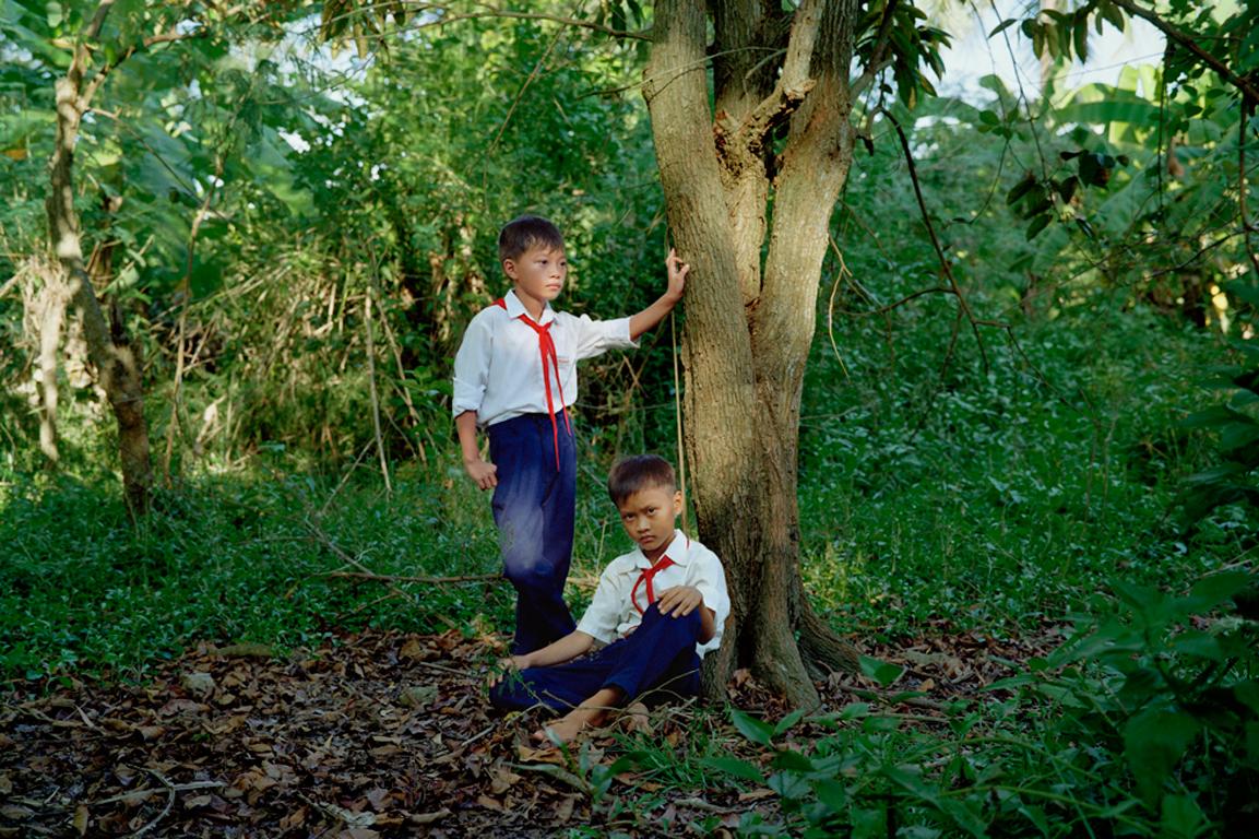 Pipo Nguyen-Duy Color Photograph - Two Boys