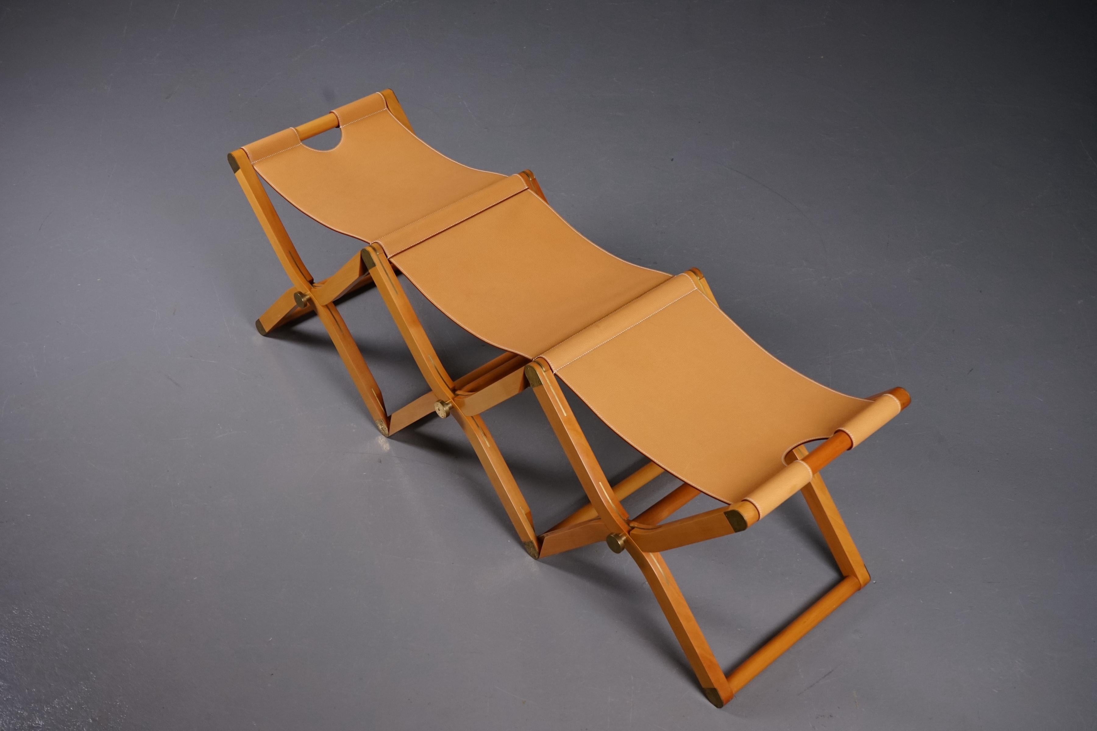 Pippa Folding Bench von Rena Dumas für Hermès Paris im Angebot 5