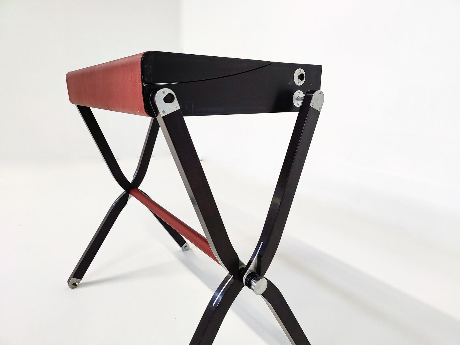 Pippa Folding Desk by Rena Dumas and Peter Coles for Hermes, 1980s In Good Condition In Brussels, BE
