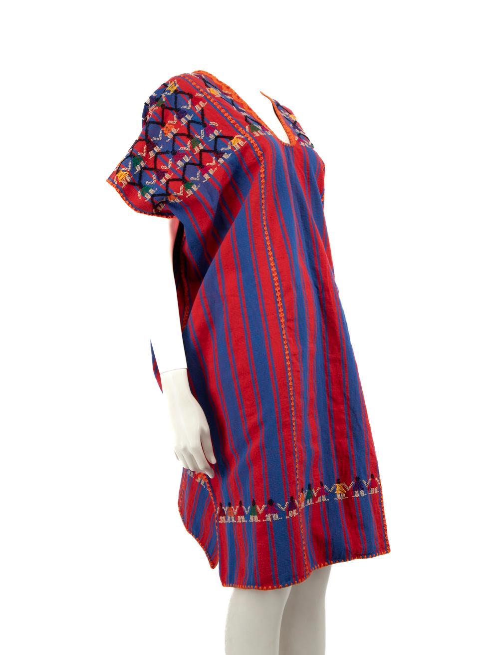CONDITION is Very good. Hardly any visible wear to dress is evident. Minor pilling on this used Pippa Holt designer resale item.
 Details
 Multicolour
 Cotton
 Dress
 Knee length
 Sleeveless
 Striped pattern
 Square neck
 2x Side pockets
 
 
 Made