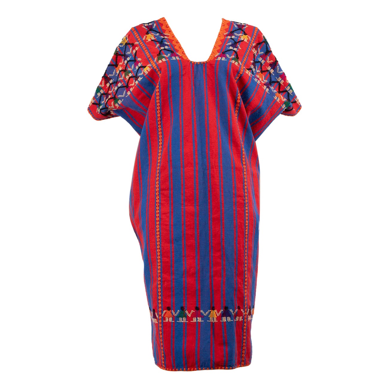 Pippa Holt Striped Sleeveless Kaftan Dress Size S