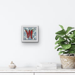 Three Chillis on Tiles