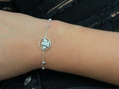 Pippo Perez Diamond Cupid Bracelet in 18k White Gold