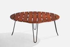 Pipsan Saarinen & J. Robert F. Swanson, Coffee Table, Metal, Pine USA, 1949