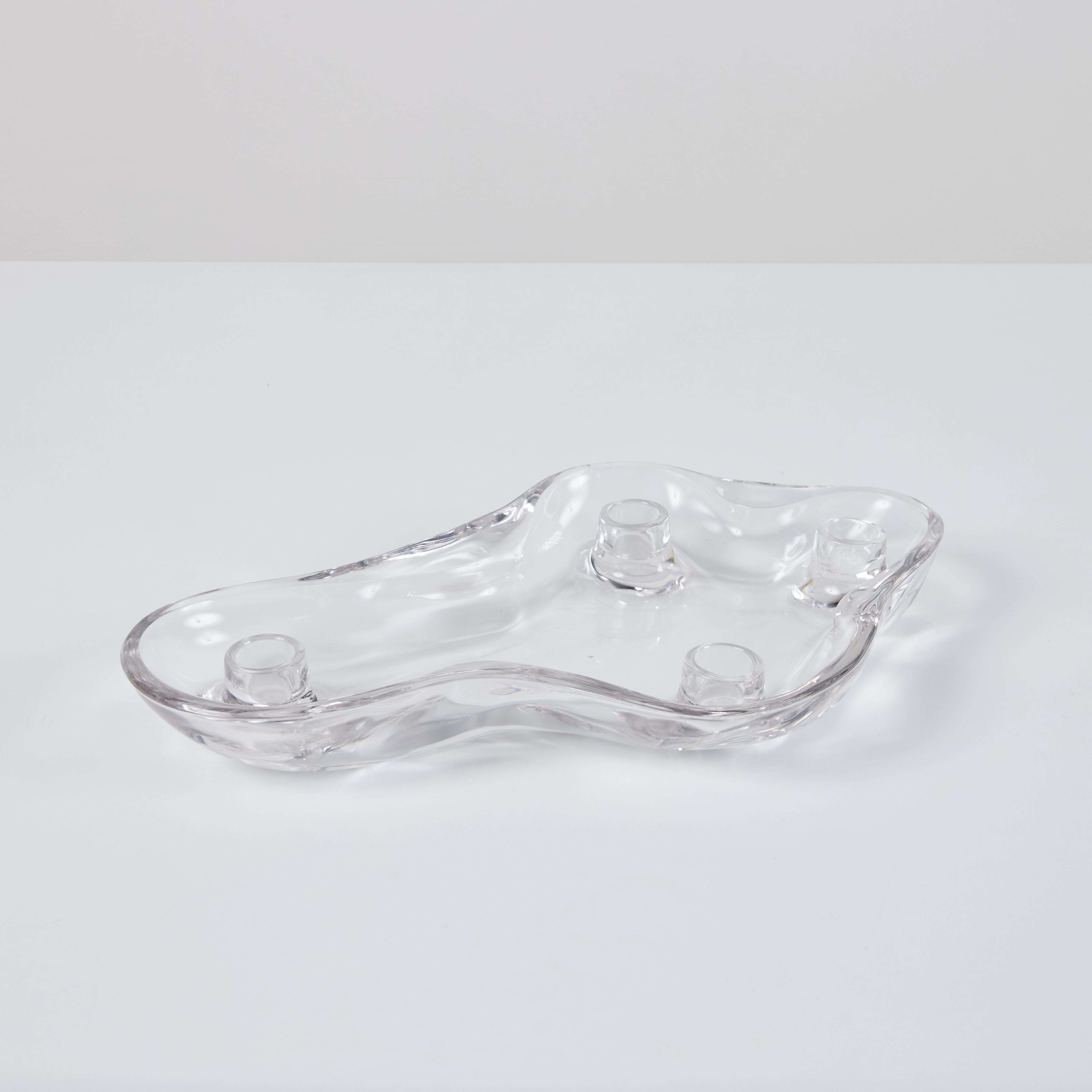 20th Century Pipsan Saarinen Swanson Flower Floater Candle Holder for US Glass Company