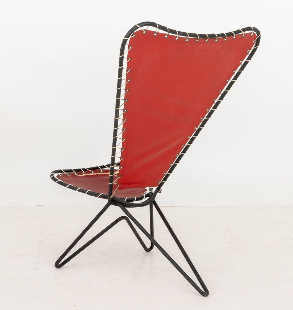 Pipsan Saarinen Swanson Red Canvas Chair For Sale 3