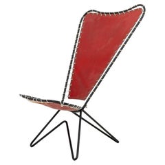 Pipsan Saarinen Swanson Red Canvas Chair