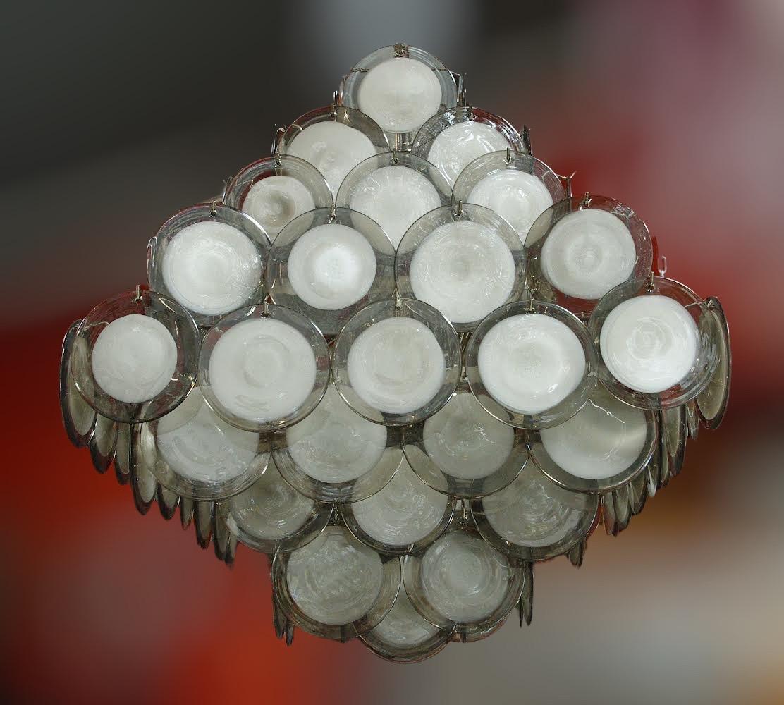 Mid-Century Modern Piramide Chandelier by Fabio Ltd For Sale