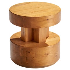 Pirana ky, Stool. Pine, Finland, 1960s