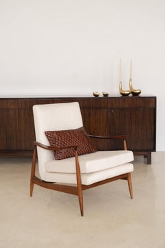 Pirarucu Lederkissen nussbraun von Bossa Home Collection , 2025