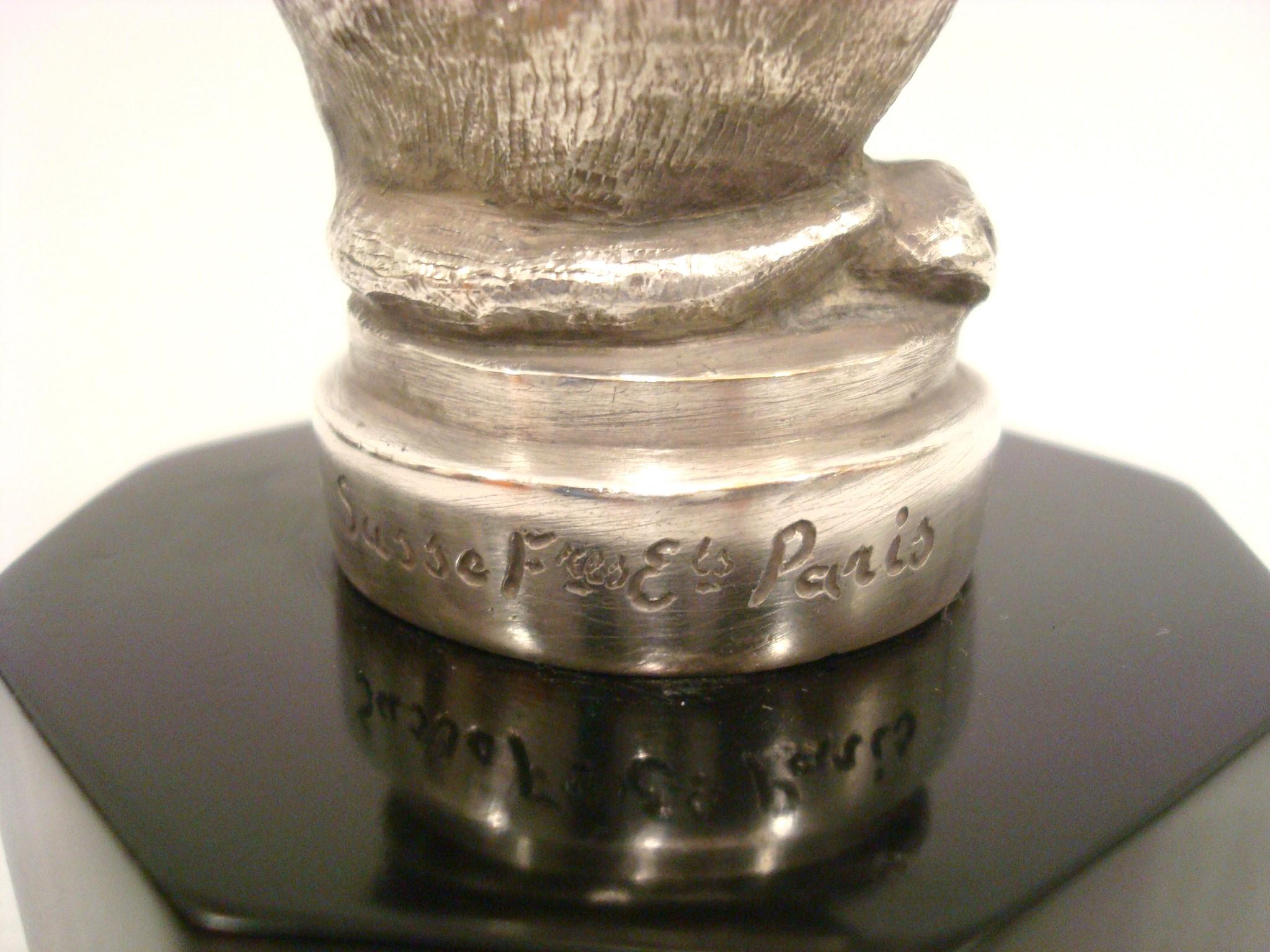 Pirate Affenwagen-Mascot / Kapuze Ornament signiert Ch. Soudant. Frankreich 1920er Jahre im Zustand „Gut“ im Angebot in Buenos Aires, Olivos