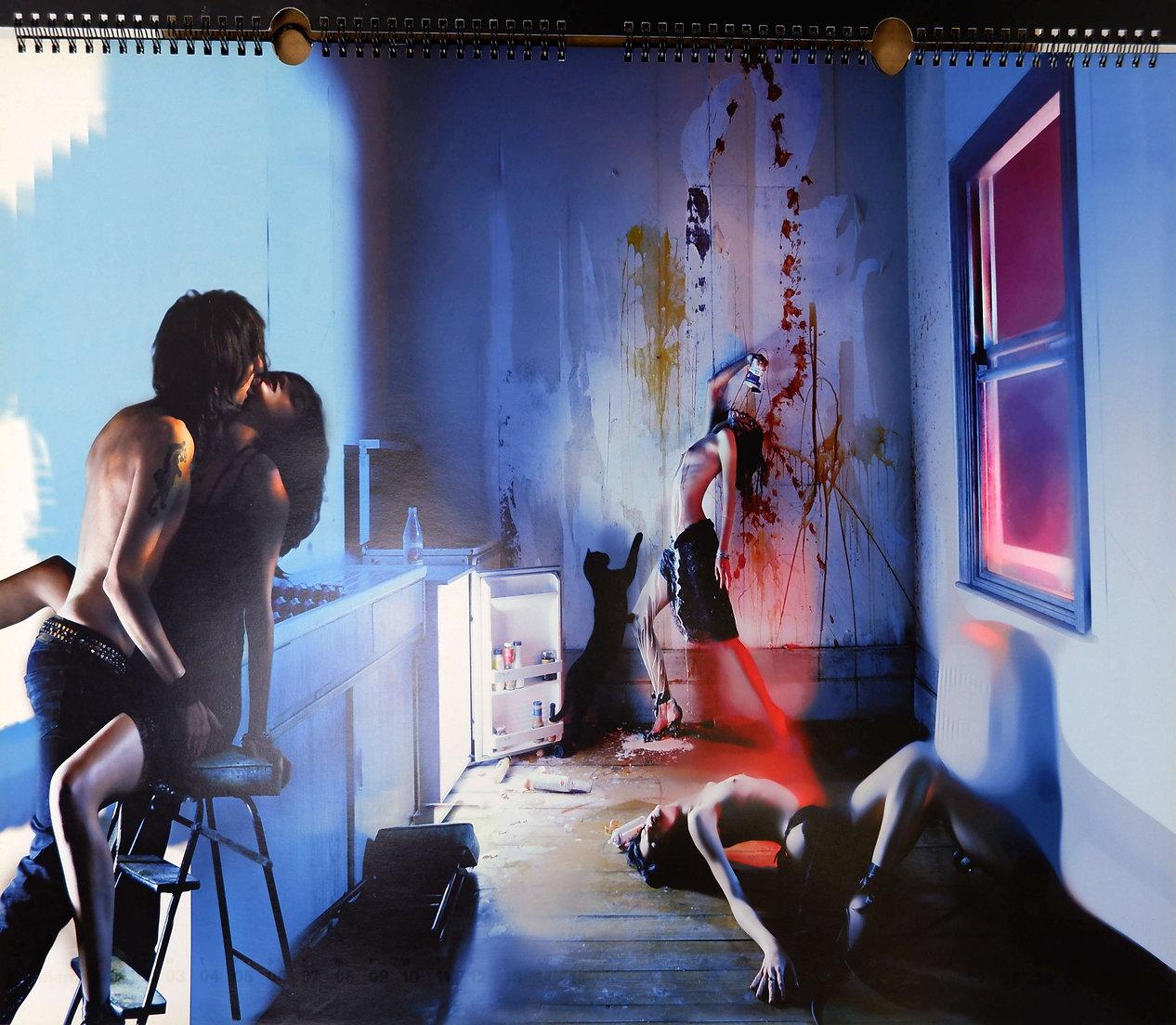 Pirelli Calendar 2004 Shot by Nick Knight in London
Collector's item ‎- Photography - Colors
Measures : ~60cmx44cm 
For the 2004 Pirelli calendar, photographer Nick Knight and art director Peter Saville shifted the focus from men's desires to those
