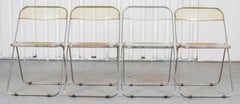 Klappstühle „Plia“ aus Lucite von Piretti Castelli, 4