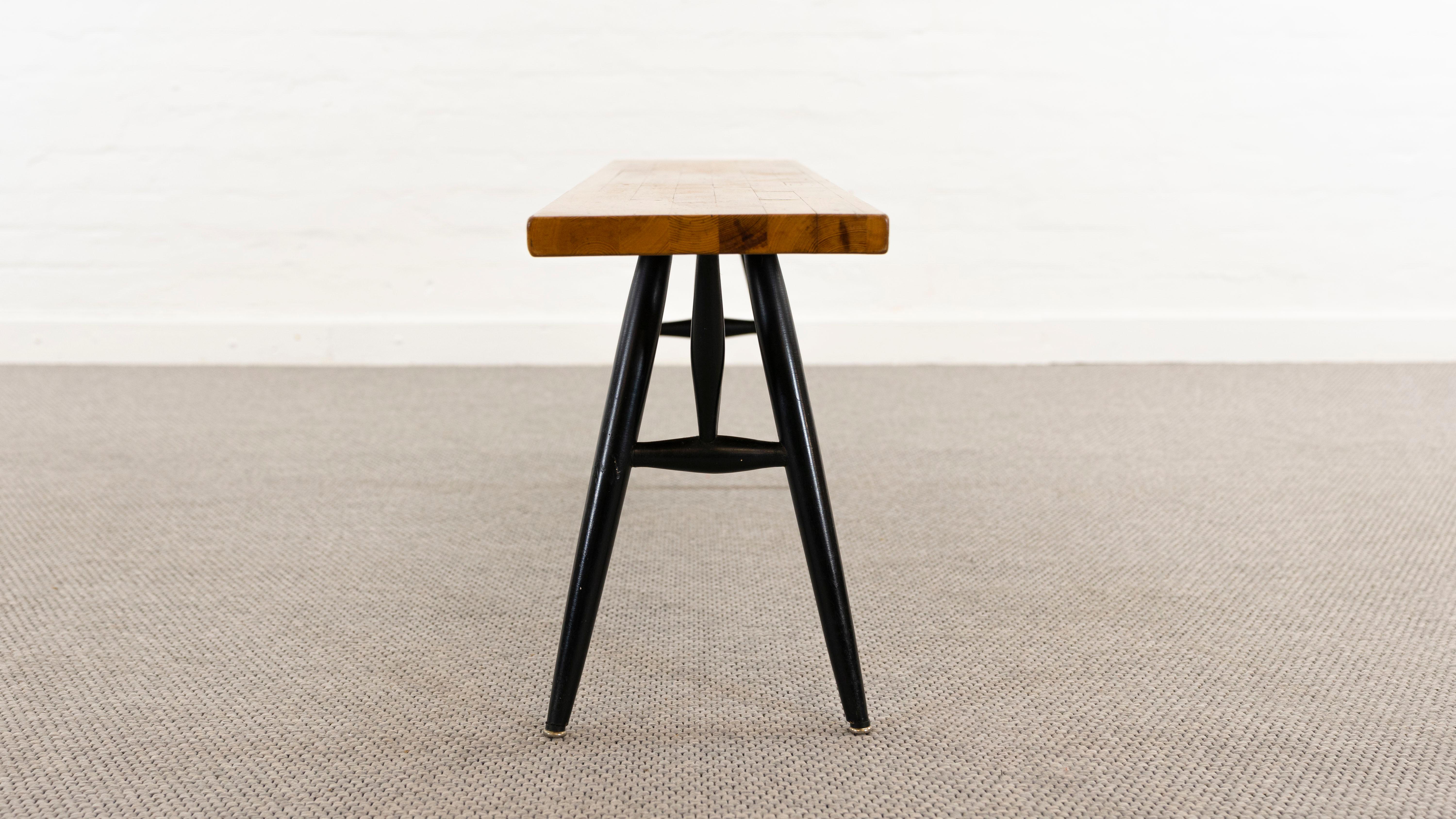 Mid-20th Century Pirkka Bench by Ilmari Tapiovaara for Laukaan Puu, 1955