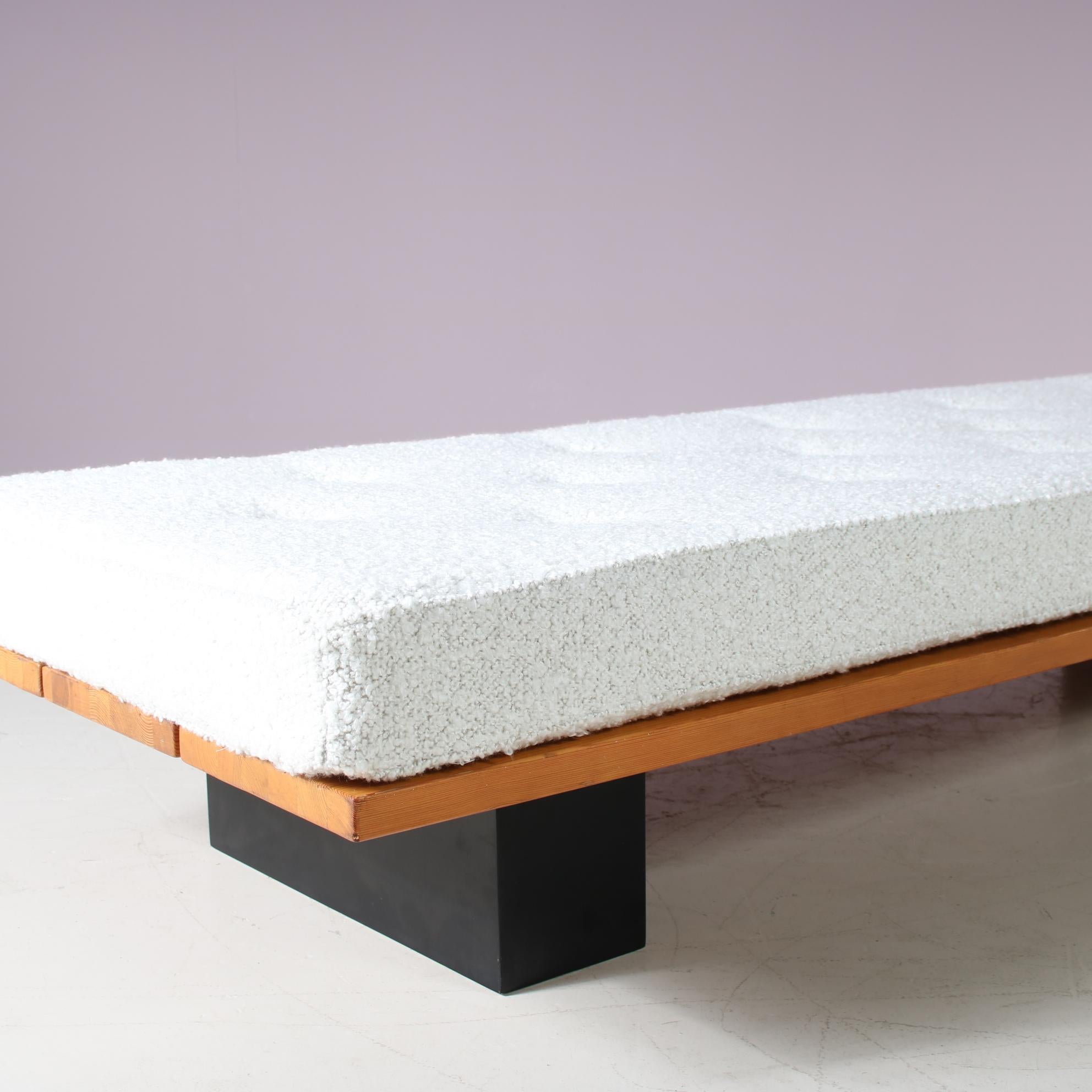 Fabric Pirkka Daybed by Ilmari Tapiovaara for Laukaan Puu, Finland 1950