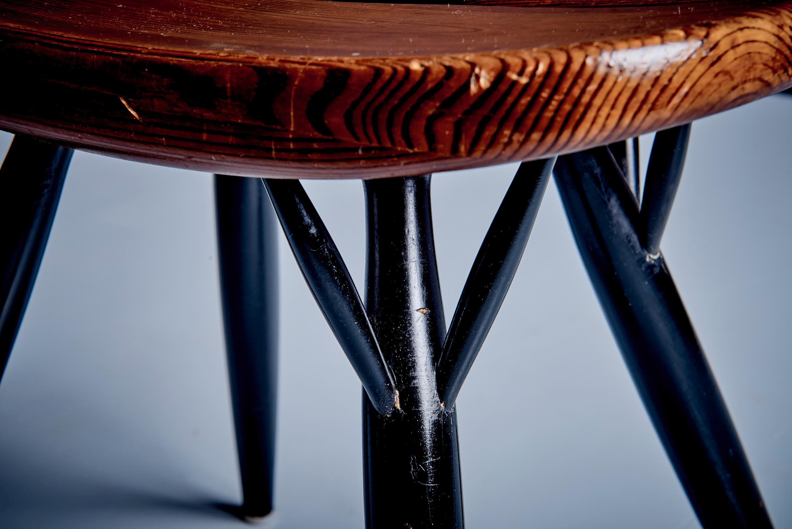 Pirkka Stool by Ilmari Tapiovaara for Laukaan Puu For Sale 2