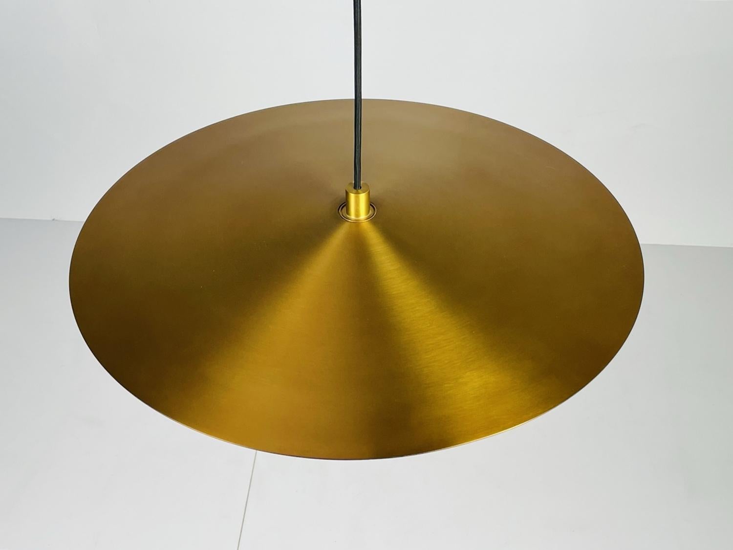 Pirlo Pendant in Solid Brass by Sean Lavin For Sale 6