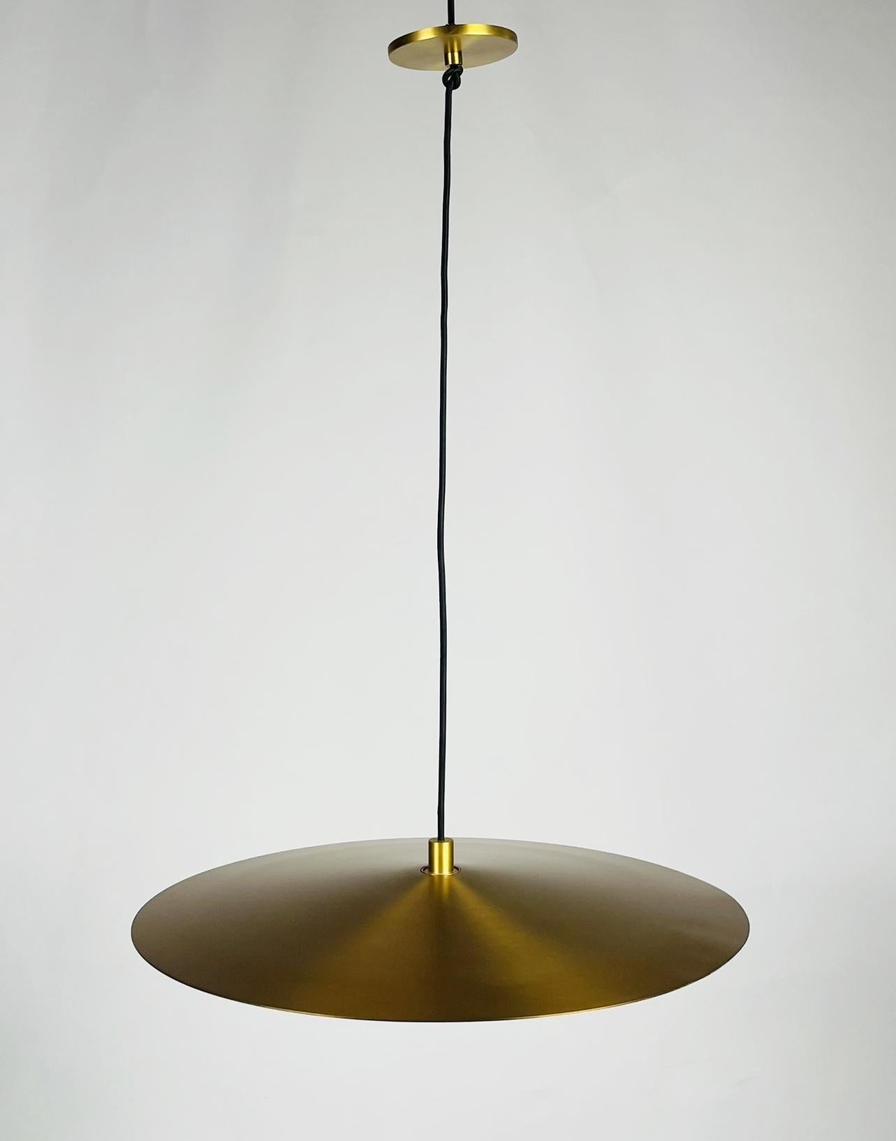 Contemporary Pirlo Pendant in Solid Brass by Sean Lavin For Sale