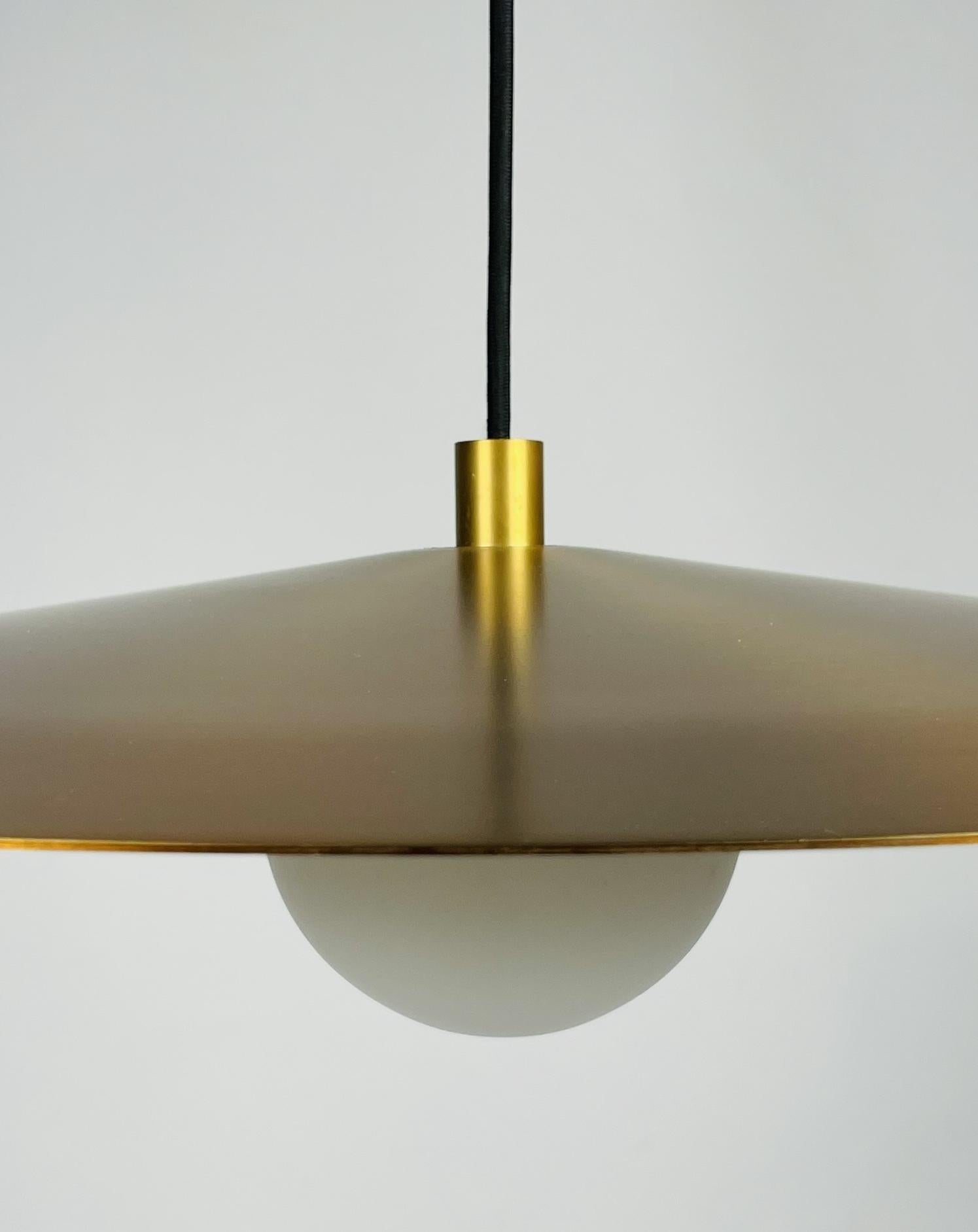 Pirlo Pendant in Solid Brass by Sean Lavin For Sale 3