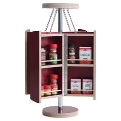 Meuble de rangement rotatif à pointes de Piro pour îles cuisines