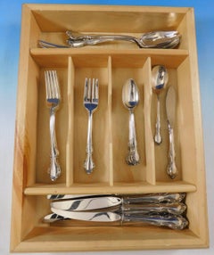 Pirouette by Alvin Sterling Silver Flatware Set for 6 Service 30 pieces
