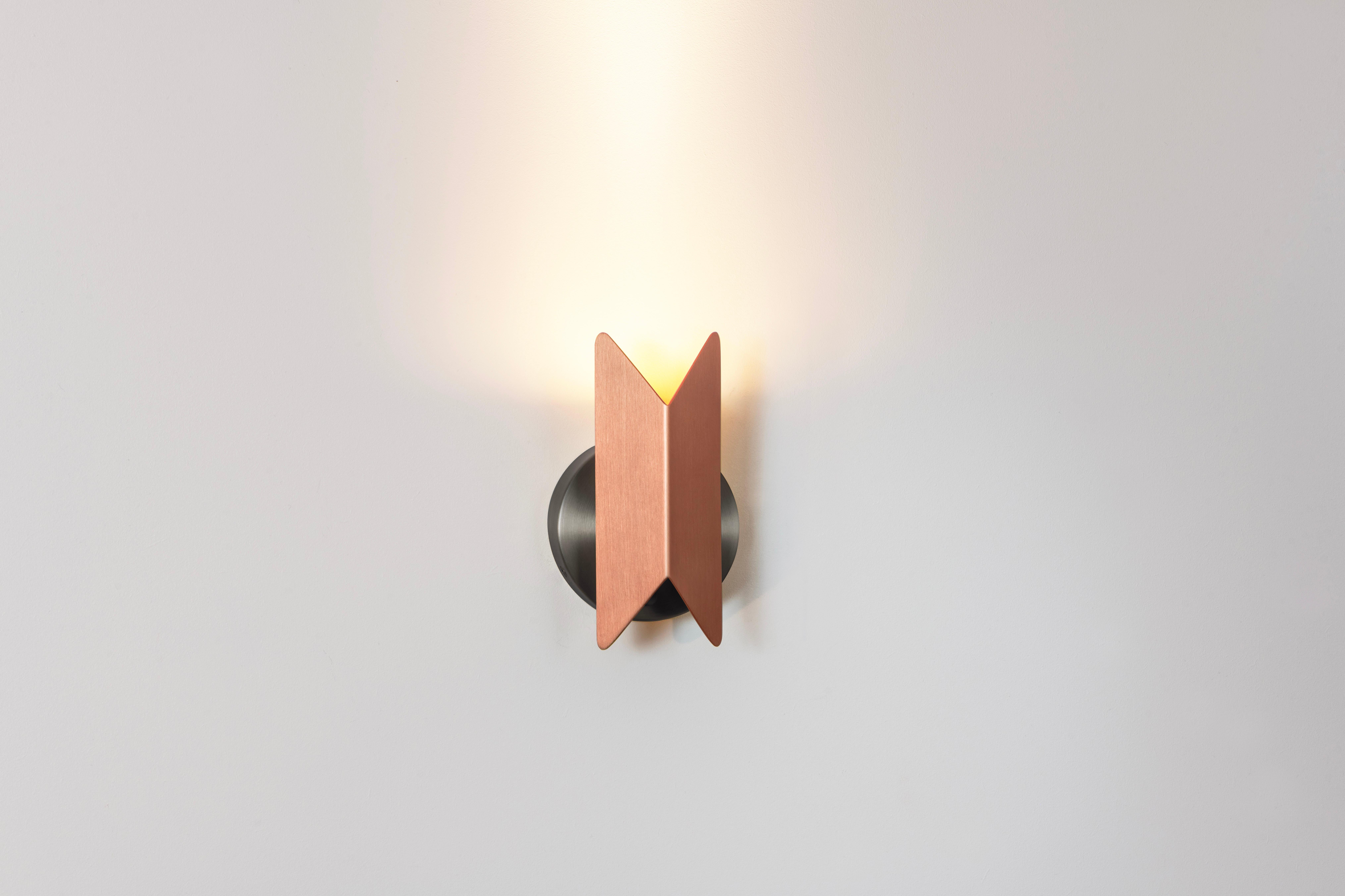 Brass Pirouette V1 Wall Light by Emilie Cathelineau For Sale