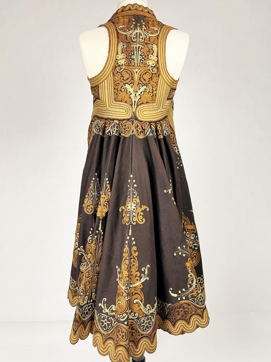 Pirpiri coat in embroidered wool felt - Greece Ottoman Empire 19th century 6