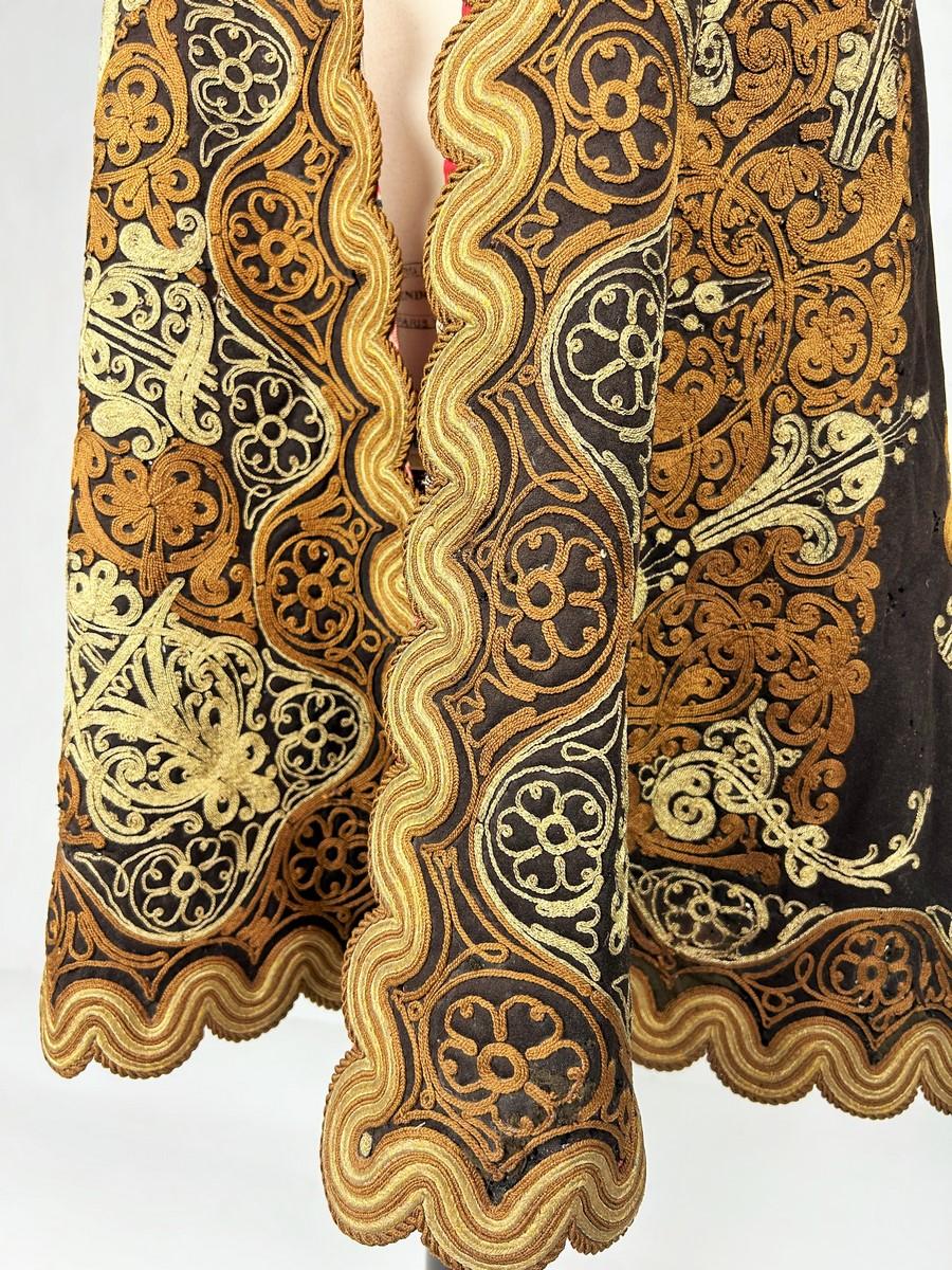 Women's or Men's Pirpiri coat in embroidered wool felt - Greece Ottoman Empire 19th century