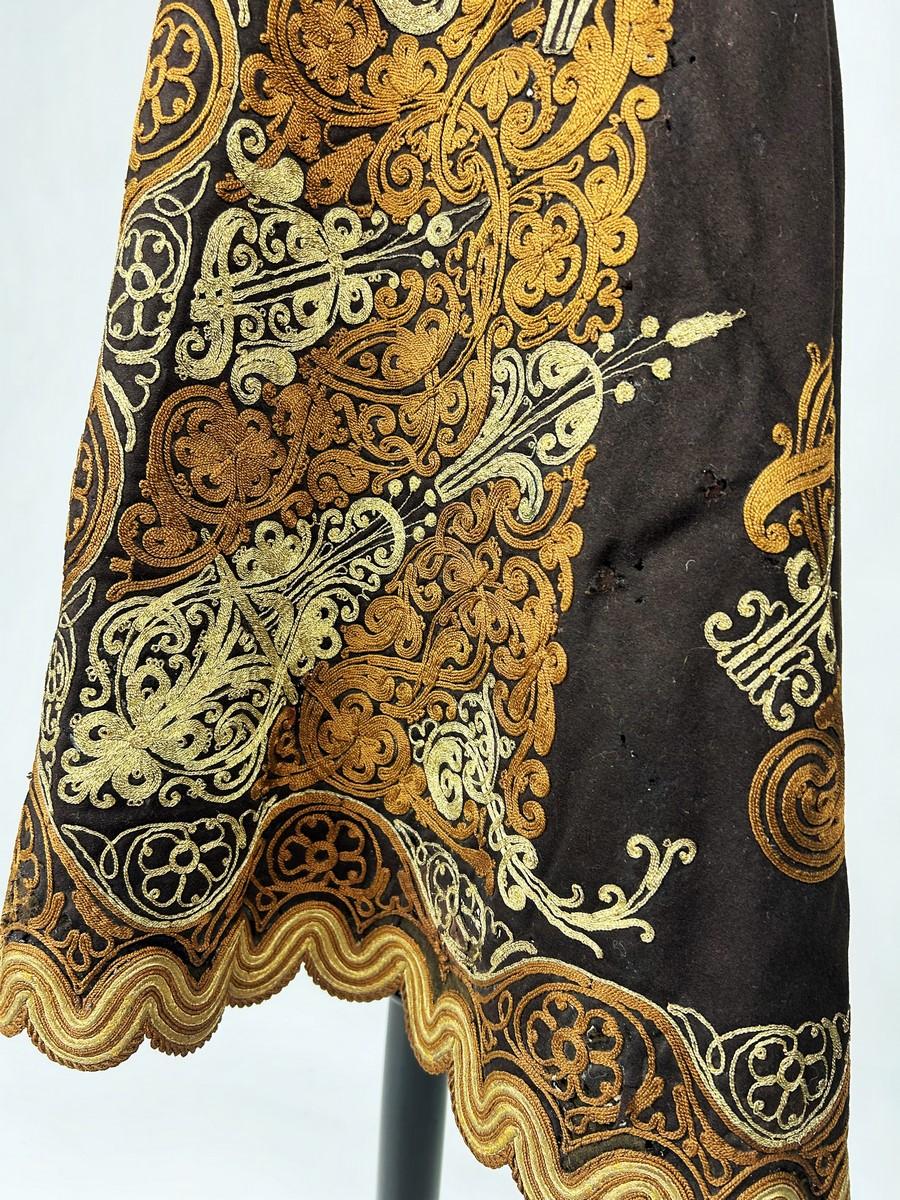 Pirpiri coat in embroidered wool felt - Greece Ottoman Empire 19th century 1