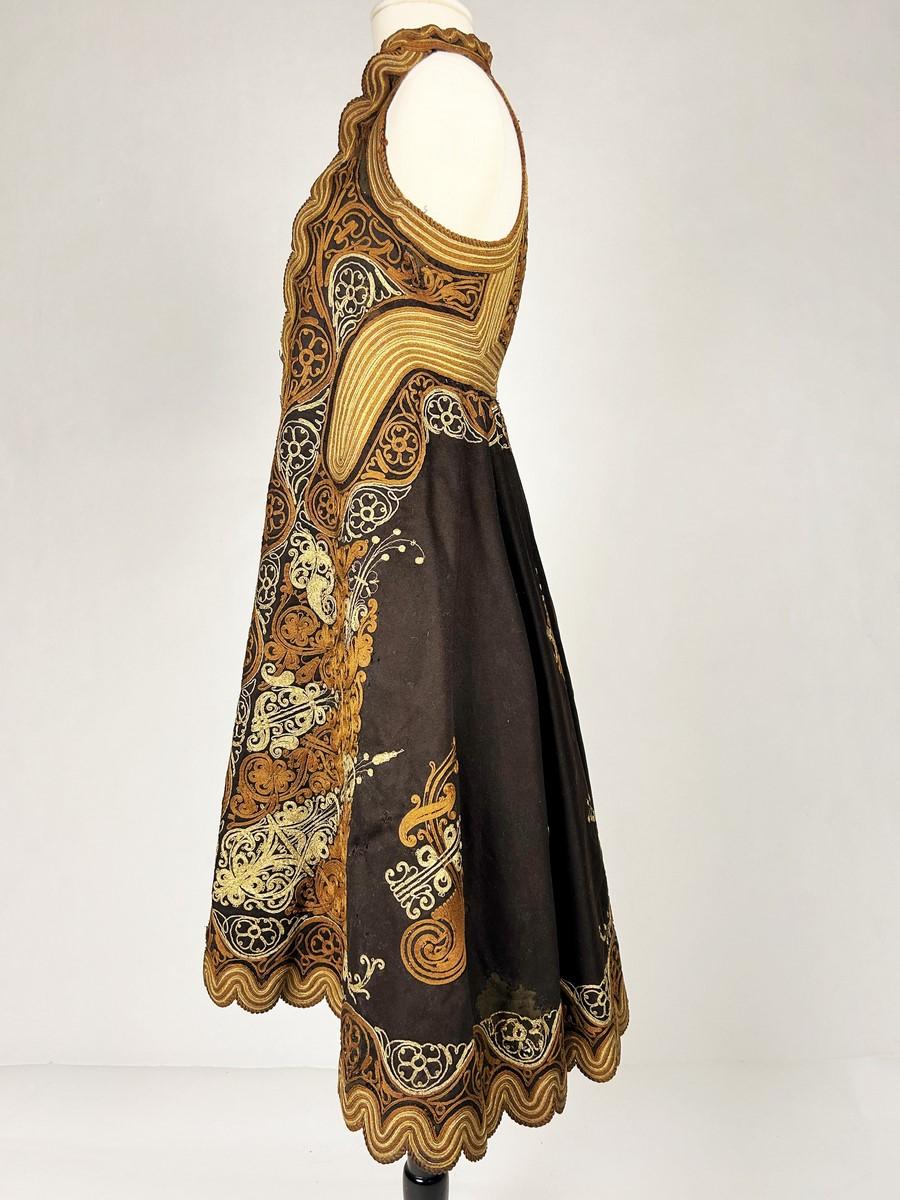 Pirpiri coat in embroidered wool felt - Greece Ottoman Empire 19th century 2