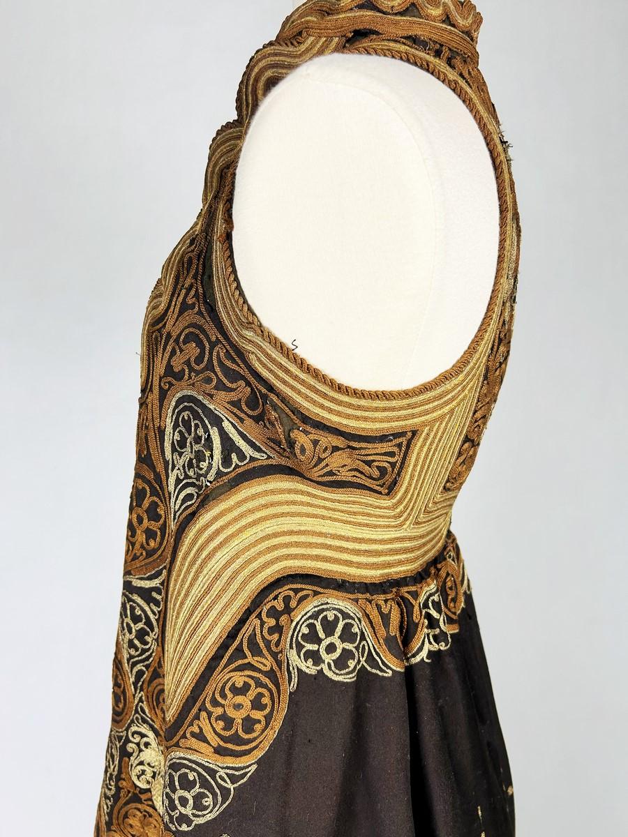 Pirpiri coat in embroidered wool felt - Greece Ottoman Empire 19th century 3