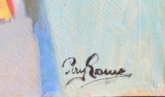 "Harbor", Large Diptych Painting by Piry Rame