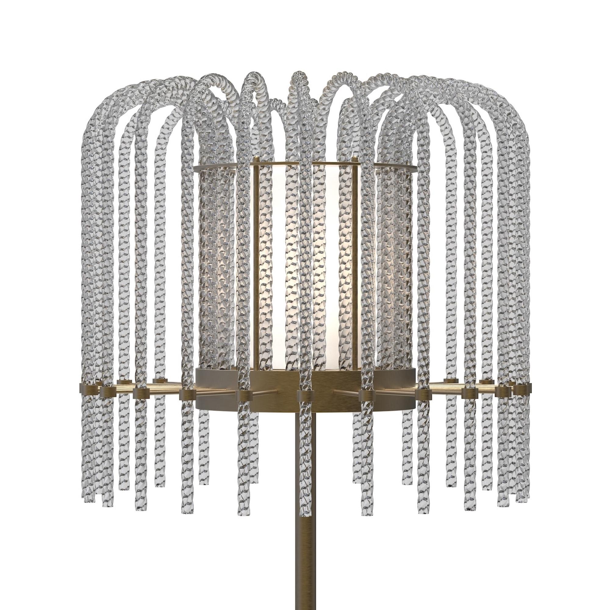 PISANI Stehlampe 1 Licht Led Modernes Design Kunstvolles Muranoglas im Angebot 6