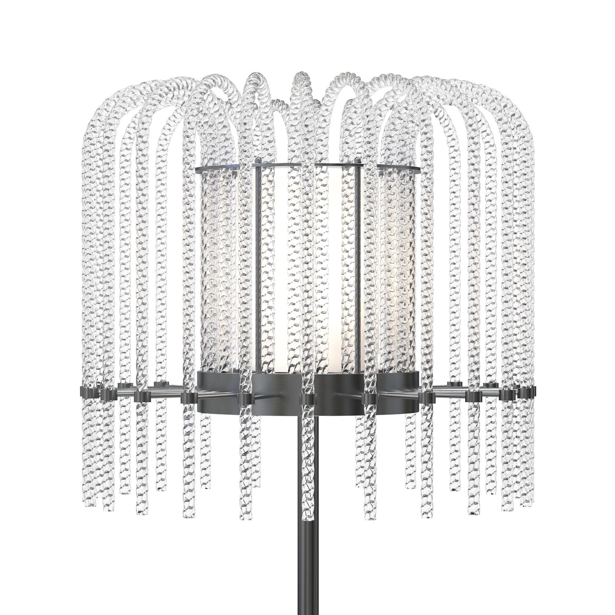 PISANI Stehlampe 1 Licht Led Modernes Design Kunstvolles Muranoglas im Angebot 7
