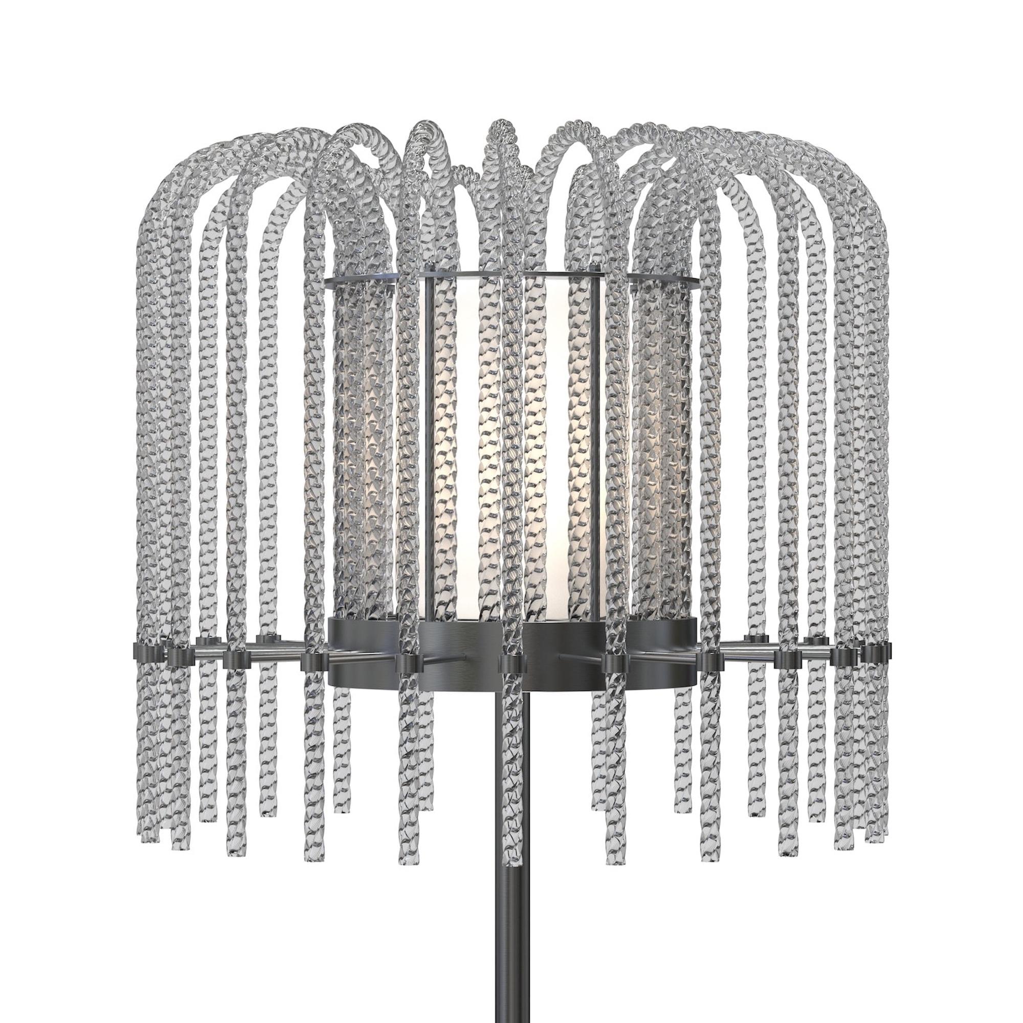 PISANI Stehlampe 1 Licht Led Modernes Design Kunstvolles Muranoglas im Angebot 8