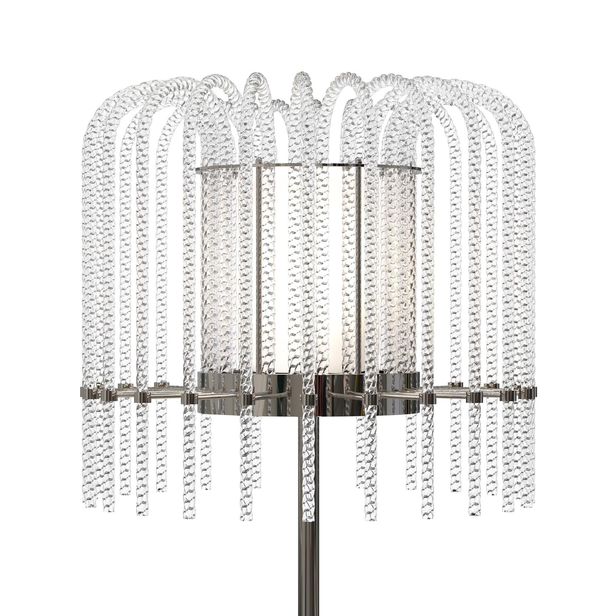 PISANI Stehlampe 1 Licht Led Modernes Design Kunstvolles Muranoglas im Angebot 9
