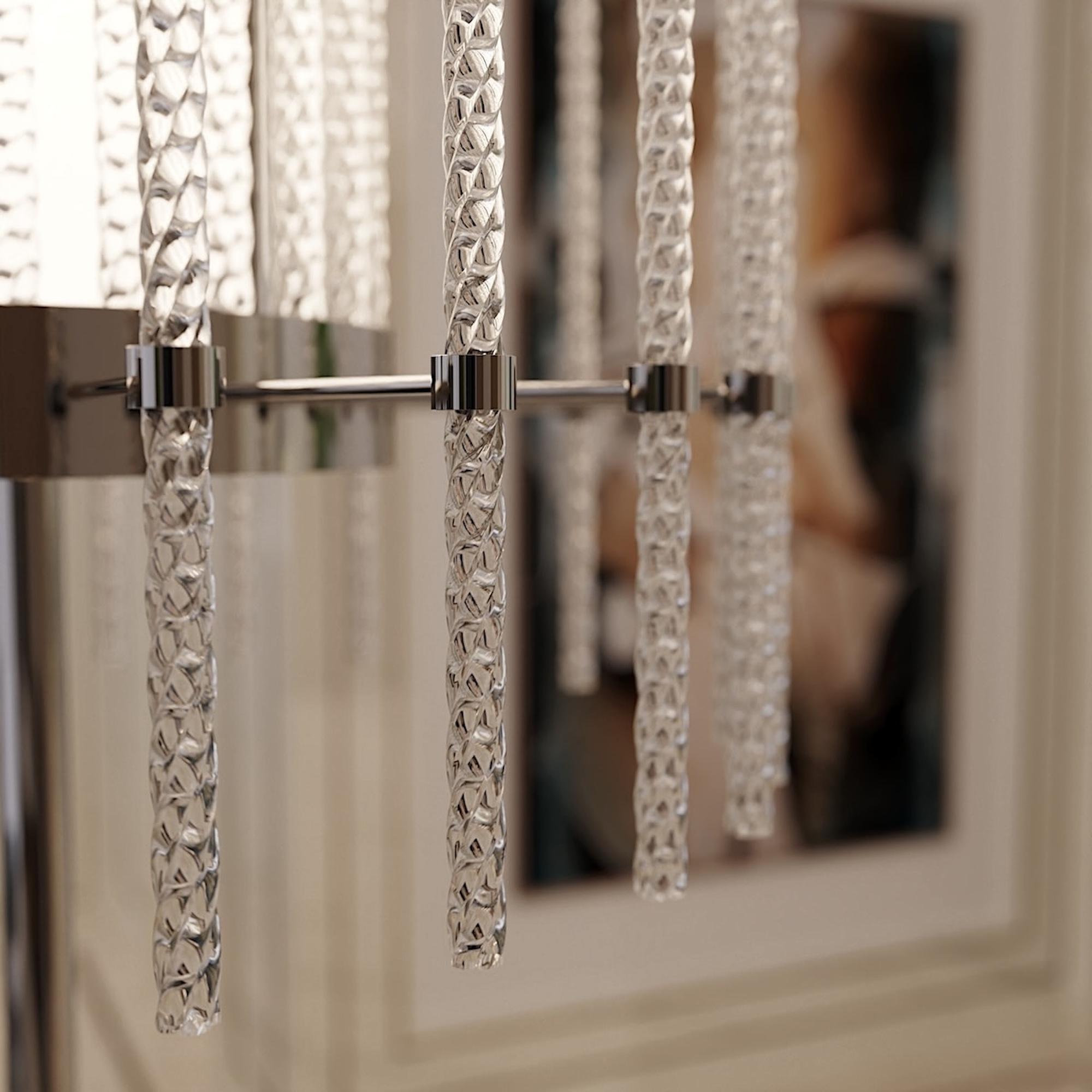 PISANI Stehlampe 1 Licht Led Modernes Design Kunstvolles Muranoglas (Italian) im Angebot