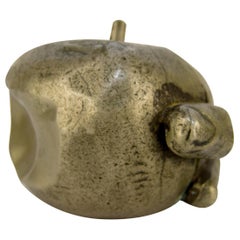 Surrealistic Apple Sculpture Signed Pisani, Italy 1974