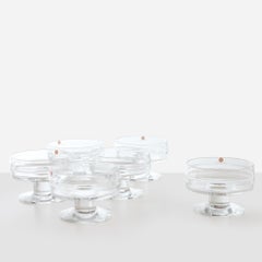 Pisararengas Short Stemmed Glasses by Timo Sarpaneva for Iittala