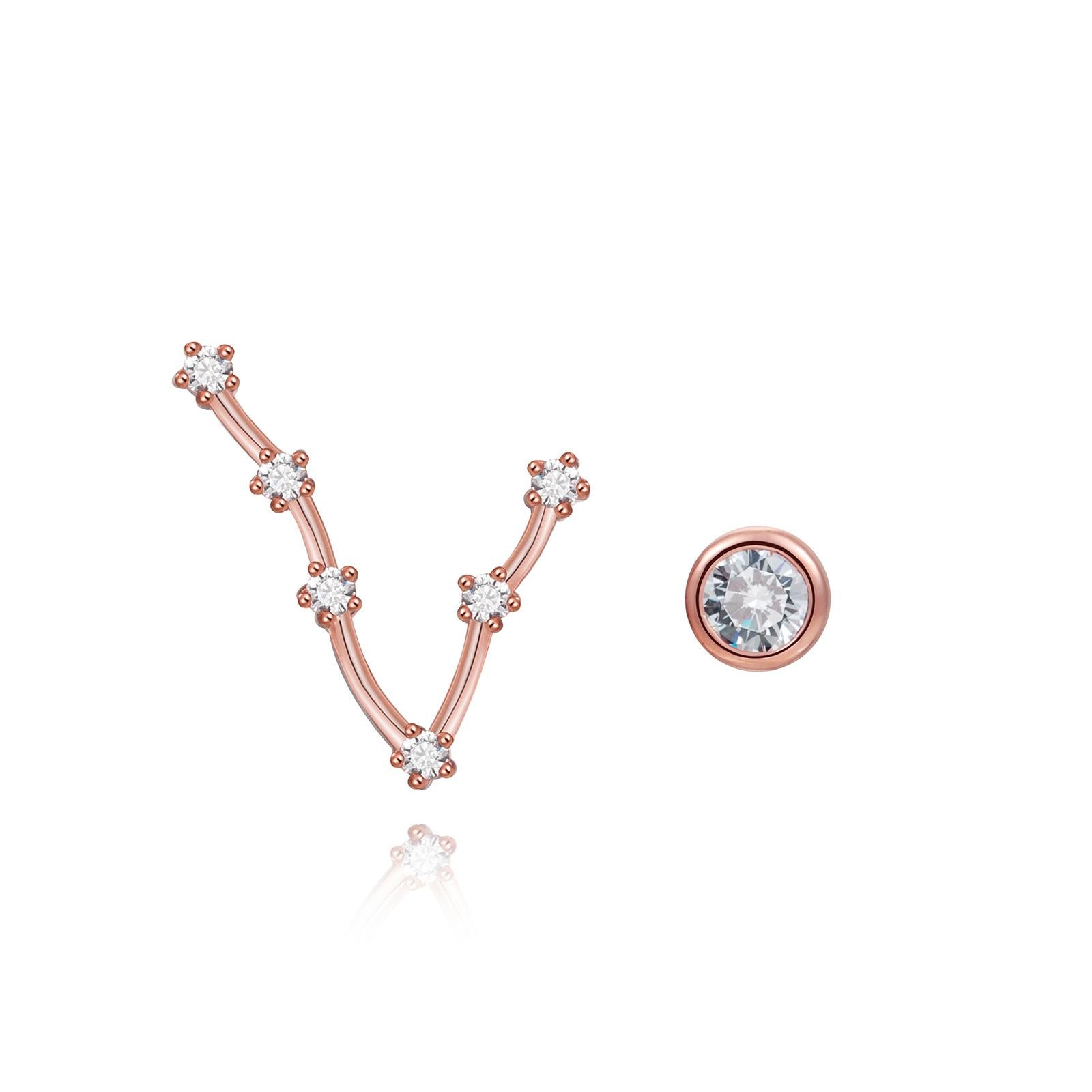 You are unique and your zodiac tells part of your story.  How your zodiac is displayed in the beautiful nighttime sky is what we want you to carry with you always. These pisces constellation earrings share a part of your personality with us all. 