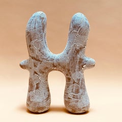 Pisces Crackle Glaze Ceramic Sculpture by Stephanie Phillips