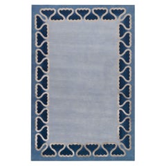 Pisces Hand-knotted 12'x9' Rug in Wool & Silk By Martin Brudnizki